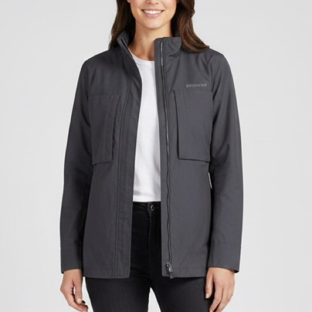 Spiewak New York Slate Blue Windbreaker Shacket Size M